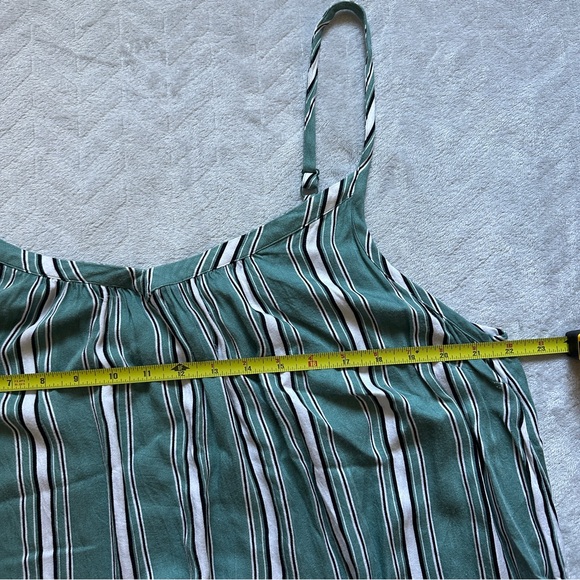 Torrid‎ Stripe Tank Green/White Size 2X - Picture 5 of 7